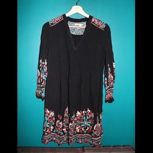 Anthropologie Embroidered Avery Dress
